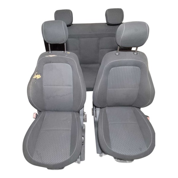Jogo Banco Gm Prisma 1.4 Lt 2017 Sem Encosto Detalhe Cinza