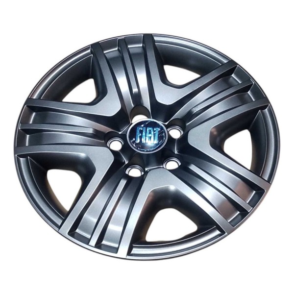 Calota Aro 16 Fiat Toro 2023 1002670320 Original Mopar Cinza-escuro