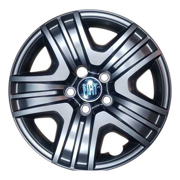 Calota Aro 16 Fiat Toro 2023 1002670320 Original Mopar Cinza-escuro