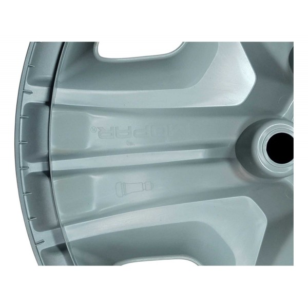 Calota Aro 16 Fiat Toro 2023 1002670320 Original Mopar Cinza-escuro