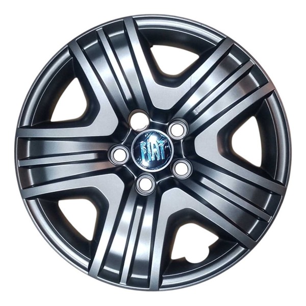 Calota Aro 16 Fiat Toro 2023 1002670320 Original Mopar Cinza-escuro