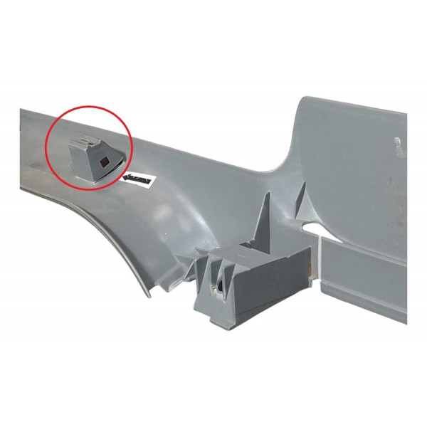 Soleira Interna Porta Golf Bora 99 2006 Vw Direito Detalhe Cinza