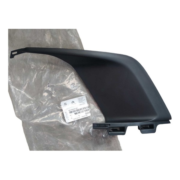 Moldura Farol Milha Peugeot 308 2011 2015 9676157080 Direito Preto