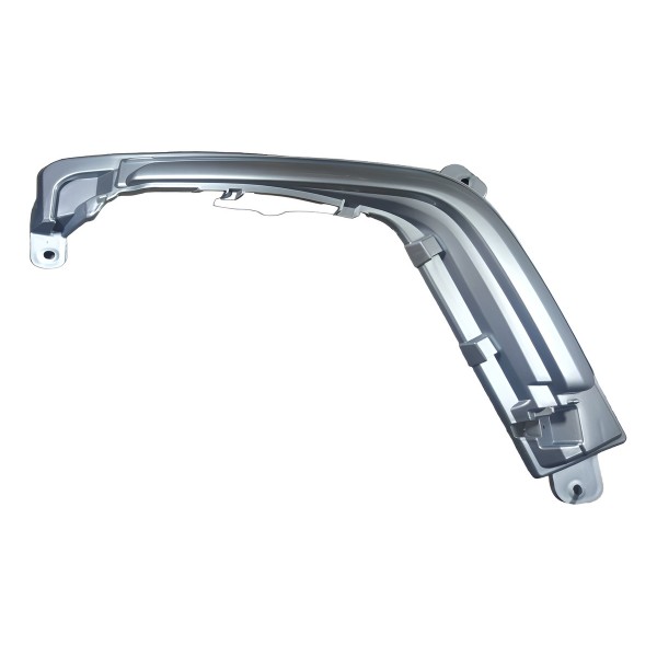 Moldura Farol Milha Peugeot 308 9676269177 Direito Prateado Direito