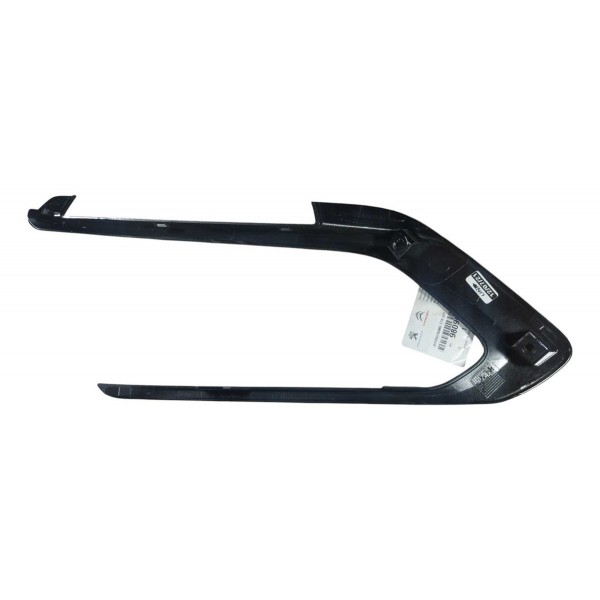 Friso Moldura Farol Milha Peugeot 308 408 2016 2019 Preto