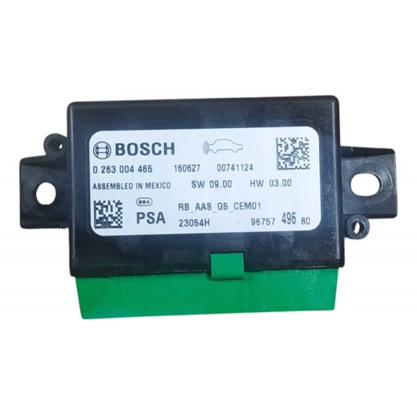 Modulo Sensor Estacionamento Peugeot 208 2016 2020 Preto