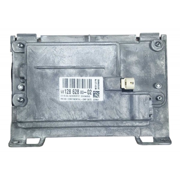 Tela Display Som Central Multimidia Peugeot 208 2016 2020 Preto