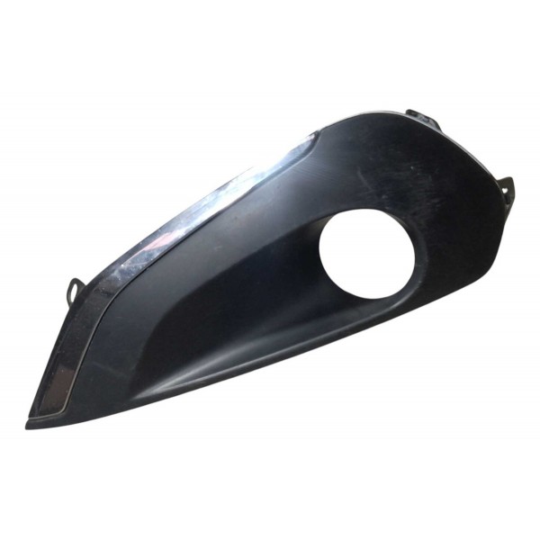 Moldura Farol Milha Peugeot 208 2016 2020 Esquerdo Preto Esquerdo