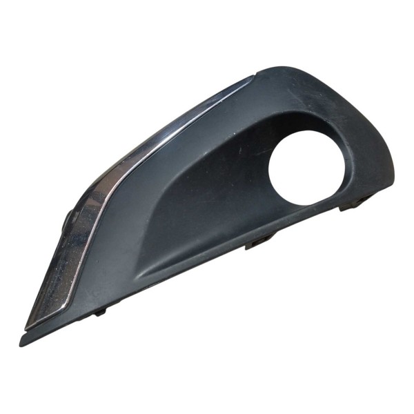 Moldura Farol Milha Peugeot 208 2016 2020 Esquerdo Preto Esquerdo