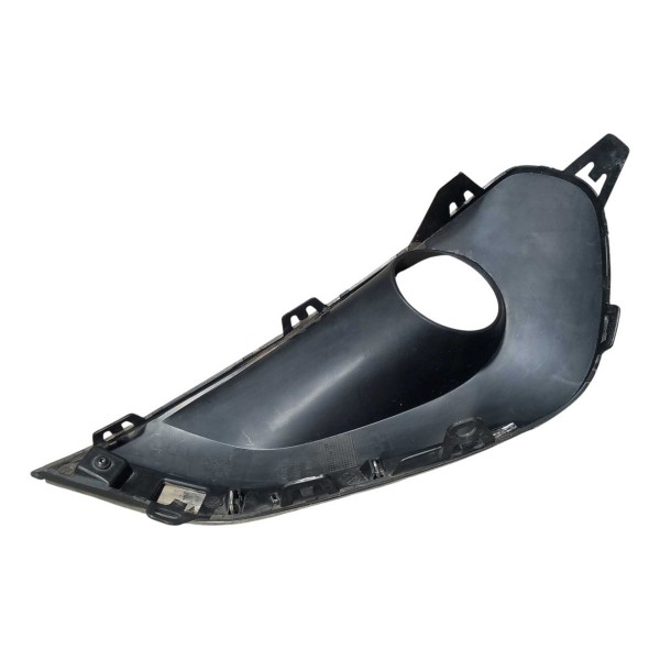 Moldura Farol Milha Peugeot 208 2016 2020 Esquerdo Preto Esquerdo