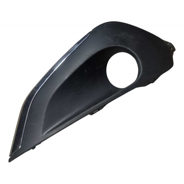 Moldura Farol Milha Peugeot 208 2016 2020 Esquerdo Preto Esquerdo