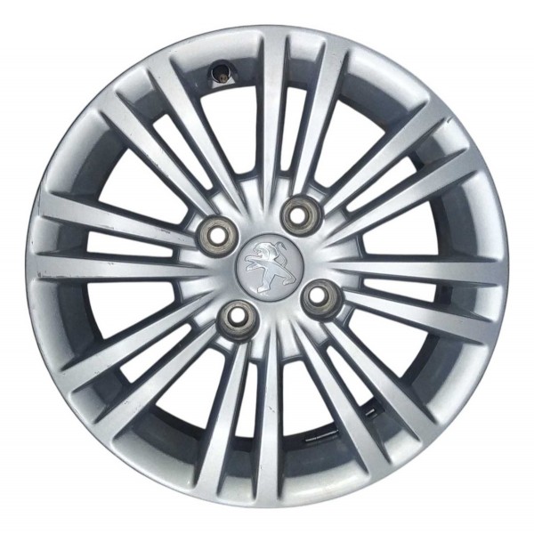 Roda Avulsa Aro 15 Peugeot 208 Allure 2017 9812259877 Prateado