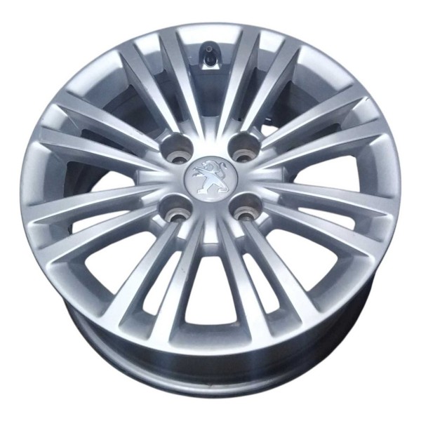 Roda Avulsa Aro 15 Peugeot 208 Allure 2017 9812259877 Prateado