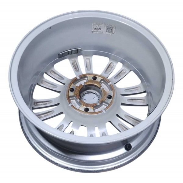 Roda Avulsa Aro 15 Peugeot 208 Allure 2017 9812259877 Prateado