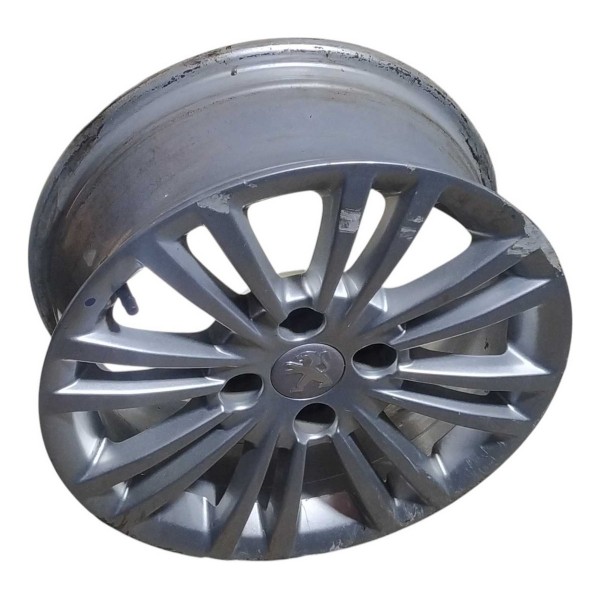 Roda Avulsa Aro 15 Peugeot 208 Allure 9812259877 Detalhe Prateado