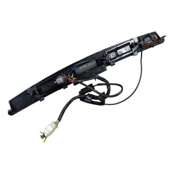 Suporte Luz Placa Camera Re Botao Mala Hyundai Santa Fe Preto