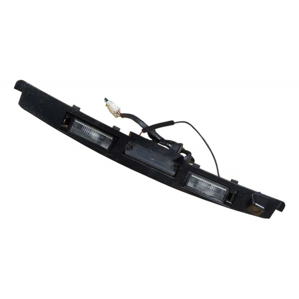 Suporte Luz Placa Camera Re Botao Mala Hyundai Santa Fe Preto