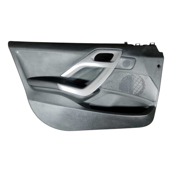 Forro Porta Dianteira Peugeot 208 2016 2020 Esquerdo Preto