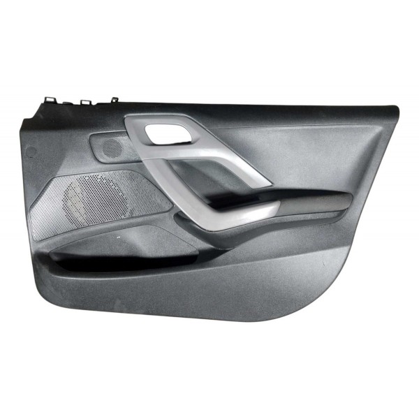 Forro Porta Dianteira Peugeot 208 2016 2020 Direito Preto