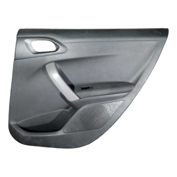 Forro Porta Traseira Peugeot 208 2016 2020 Direito Preto