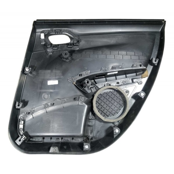 Forro Porta Traseira Peugeot 208 2016 2020 Esquerdo Preto