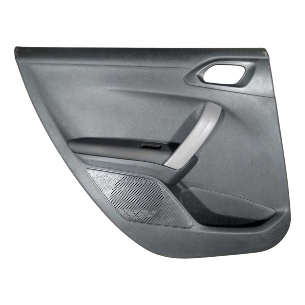 Forro Porta Traseira Peugeot 208 2016 2020 Esquerdo Preto
