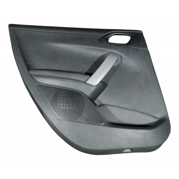Forro Porta Traseira Peugeot 208 2016 2020 Esquerdo Preto