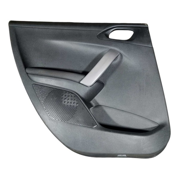 Forro Porta Traseira Peugeot 208 2016 2020 Esquerdo Preto
