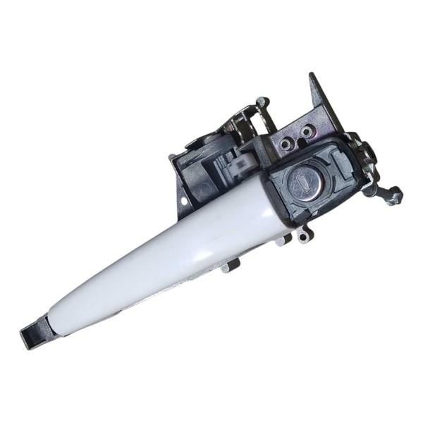 Macaneta Externa Dianteira Peugeot 208 2016 2020 Esquerdo Branco Dianteira