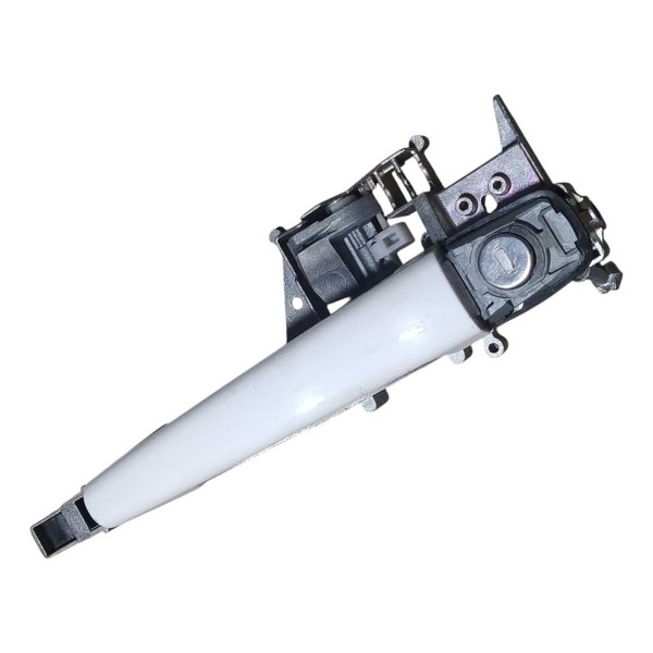 Macaneta Externa Dianteira Peugeot 208 2016 2020 Esquerdo Branco Dianteira