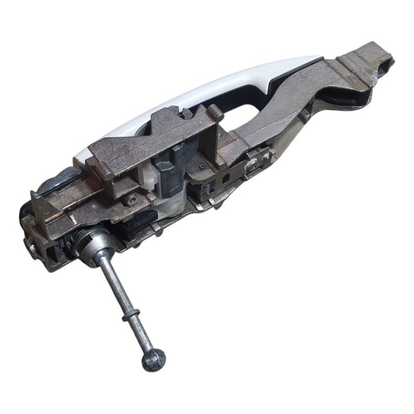 Macaneta Externa Dianteira Peugeot 208 2016 2020 Esquerdo Branco Dianteira