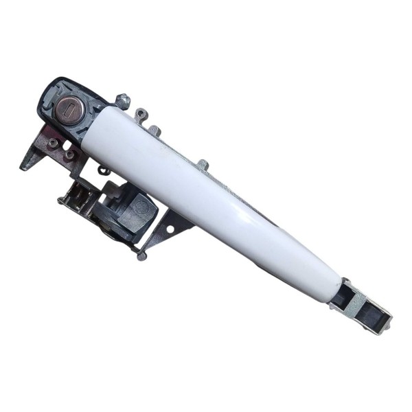 Macaneta Externa Dianteira Peugeot 208 2016 2020 Esquerdo Branco Dianteira