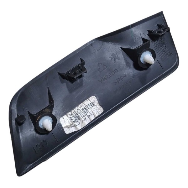 Moldura Retrovisor Interno Peugeot 208 2016 2020 Esquerdo Preto