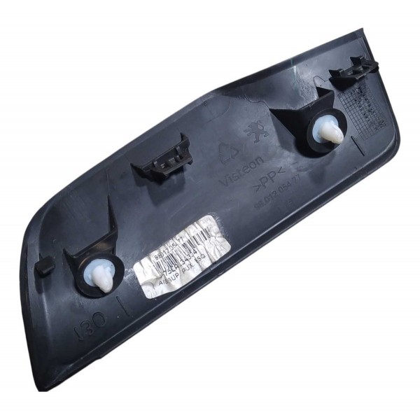 Moldura Retrovisor Interno Peugeot 208 2016 2020 Esquerdo Preto