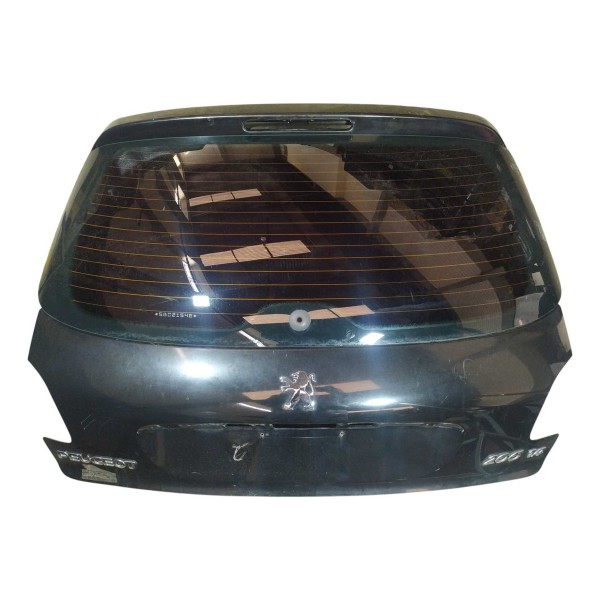 Tampa Traseira Porta Mala Peugeot 206 Presence 1.4 2005 Preto