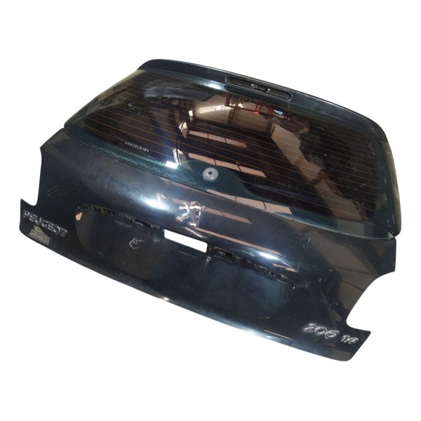 Tampa Traseira Porta Mala Peugeot 206 Presence 1.4 2005 Preto