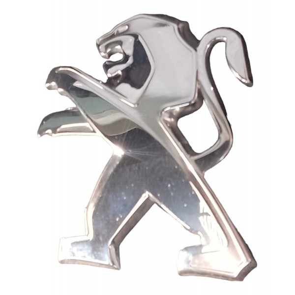 Emblema Capo Peugeot 208 Griffe 1.6 16v 2018 Original Cromado