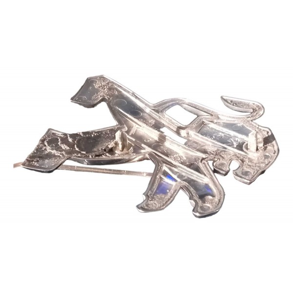 Emblema Capo Peugeot 208 Griffe 1.6 16v 2018 Original Cromado
