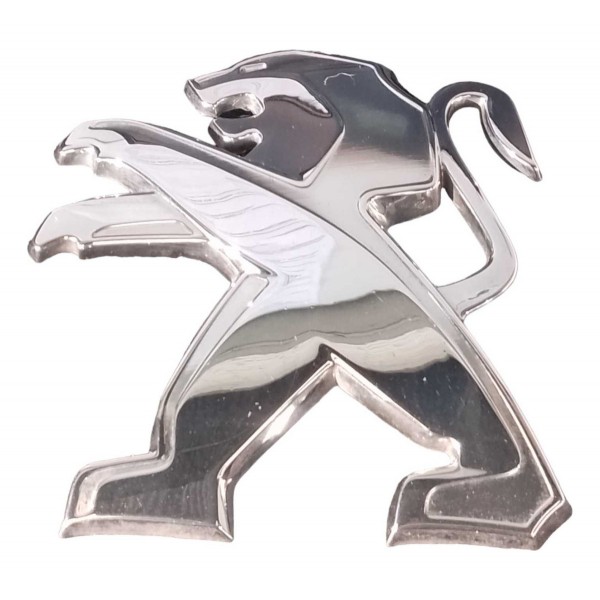 Emblema Capo Peugeot 208 Griffe 1.6 16v 2018 Original Cromado