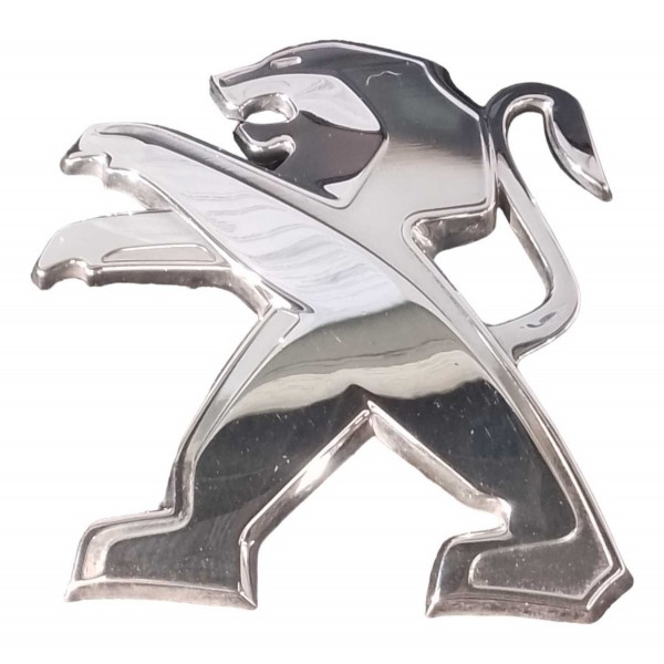 Emblema Capo Peugeot 208 Griffe 1.6 16v 2018 Original Cromado