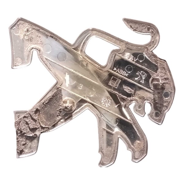 Emblema Capo Peugeot 208 Griffe 1.6 16v 2018 Original Cromado