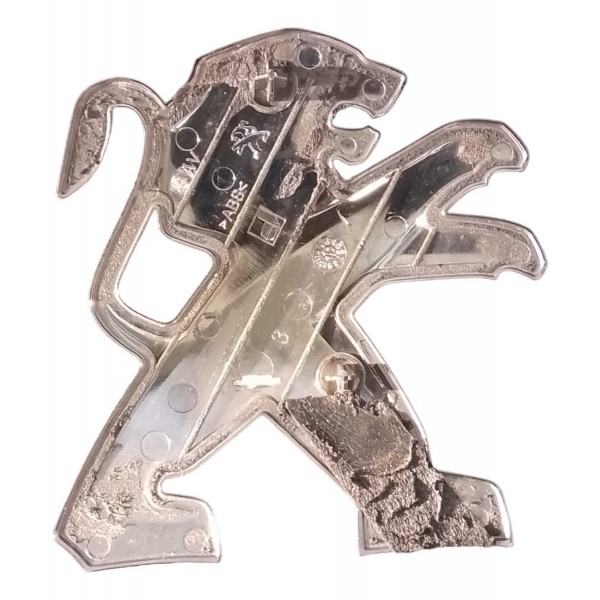 Emblema Capo Peugeot 208 Griffe 1.6 16v 2018 Original Cromado
