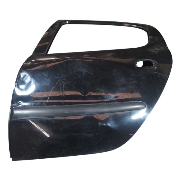 Porta Traseira Peugeot 206 Presence 1.4 2005 Esquerdo Detalh Traseira Esquerdo Preto