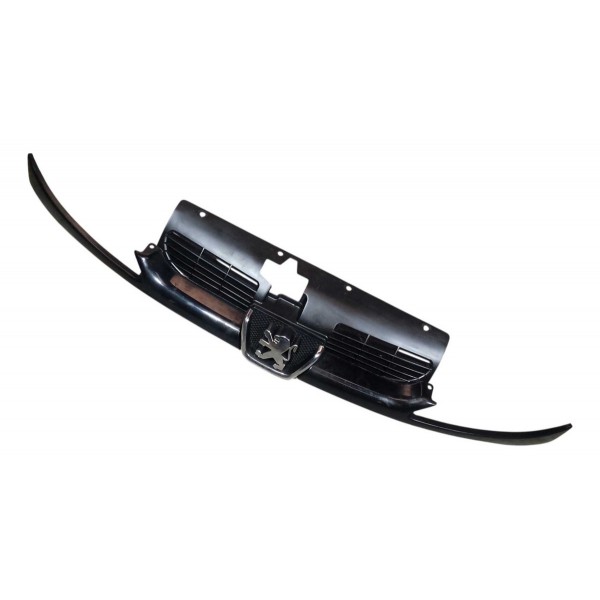 Grade Dianteira Peugeot 206 Presence 1.4 2005 Preto Brilhante