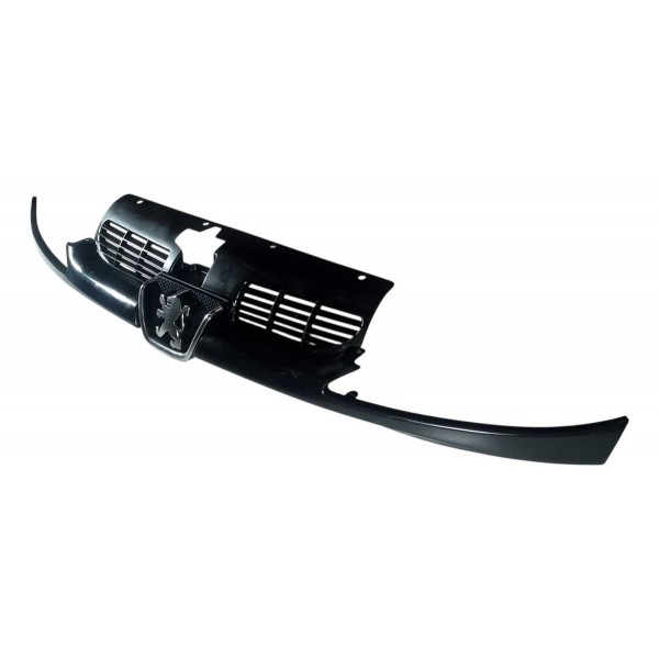 Grade Dianteira Peugeot 206 Presence 1.4 2005 Preto Brilhante
