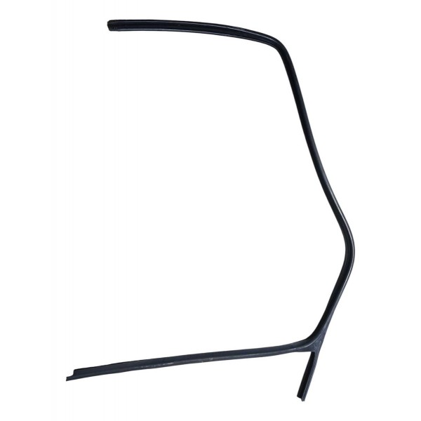 Borracha Canaleta Vidro Traseiro Peugeot 206 2005 Esquerdo Preto