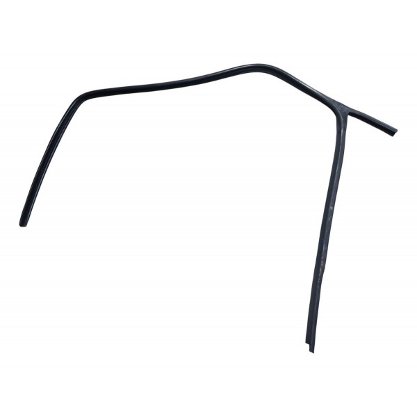Borracha Canaleta Vidro Traseiro Peugeot 206 2005 Esquerdo Preto