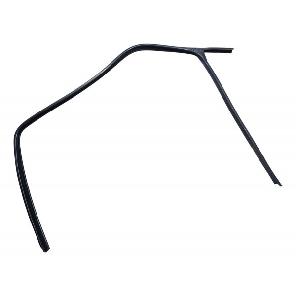 Borracha Canaleta Vidro Traseiro Peugeot 206 2005 Esquerdo Preto