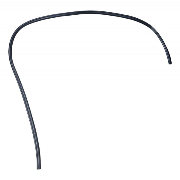 Borracha Canaleta Porta Traseira Peugeot 206 2005 Esquerdo Preto