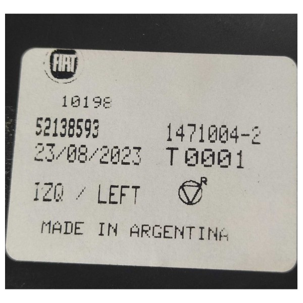 Farol Fiat Cronos 2018 2024 Esquerdo Sem Drl Sem Led Esquerdo/motorista